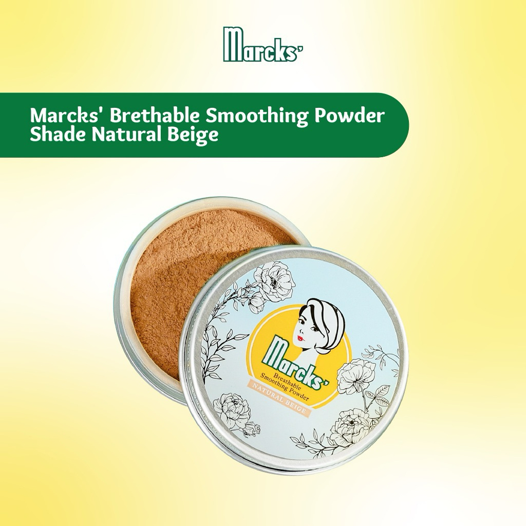 Jual Marcks Breatheable Smoothing Powder Natural Beige 15gr | Shopee ...