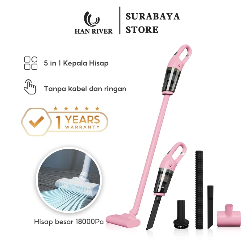 HANRIVER/Vacuum Cleaner 5 IN 1 20000Pa/Multifungsi Home Penyedot Debu HRXCQ03PK - foto 1