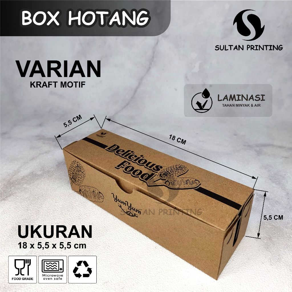 Jual BOX HOTANG/BOX SOSIS/BOX CRON DOG | Shopee Indonesia