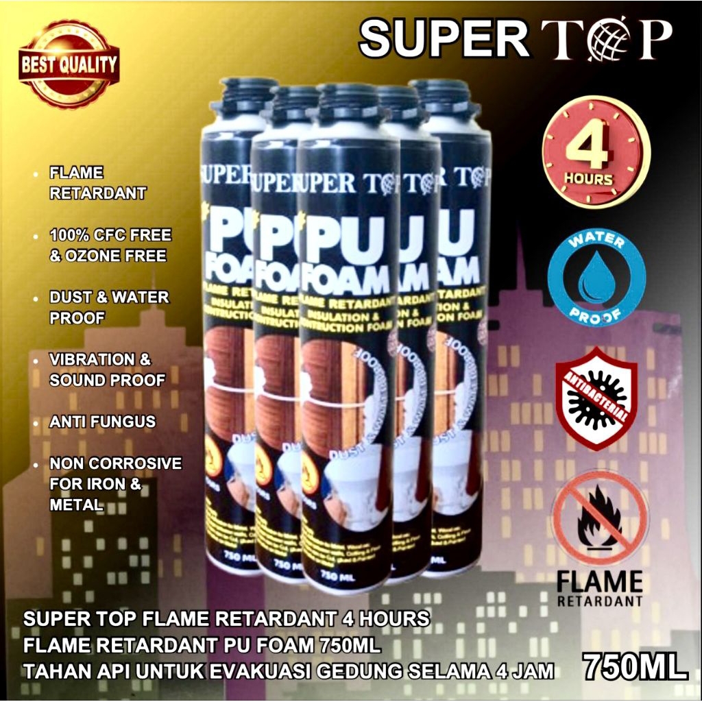 Jual Super Top PU Magic Foam Insulation Construction PU Foam Flame ...