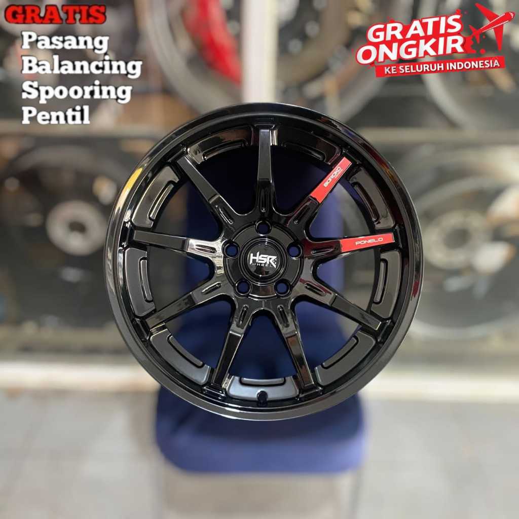 Jual Velg mobil r18 pcd 5x114 hsr ponelo buat terios xpander innova hrv ...