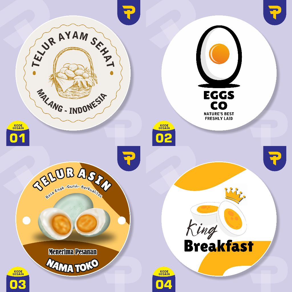 Jual stiker telur stiker telur asin stiker telur ayam stiker telur ...