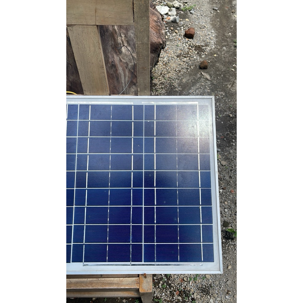 Jual panel surya 50 wp solar panel 50 watt | Shopee Indonesia