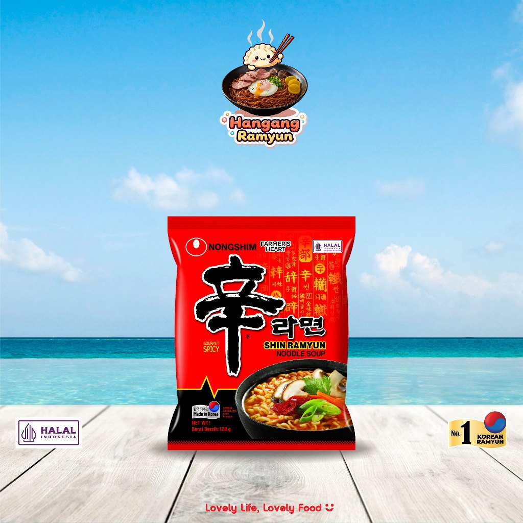 Jual Nongshim Shin Ramyun Halal 120gr made in korea | Shopee Indonesia