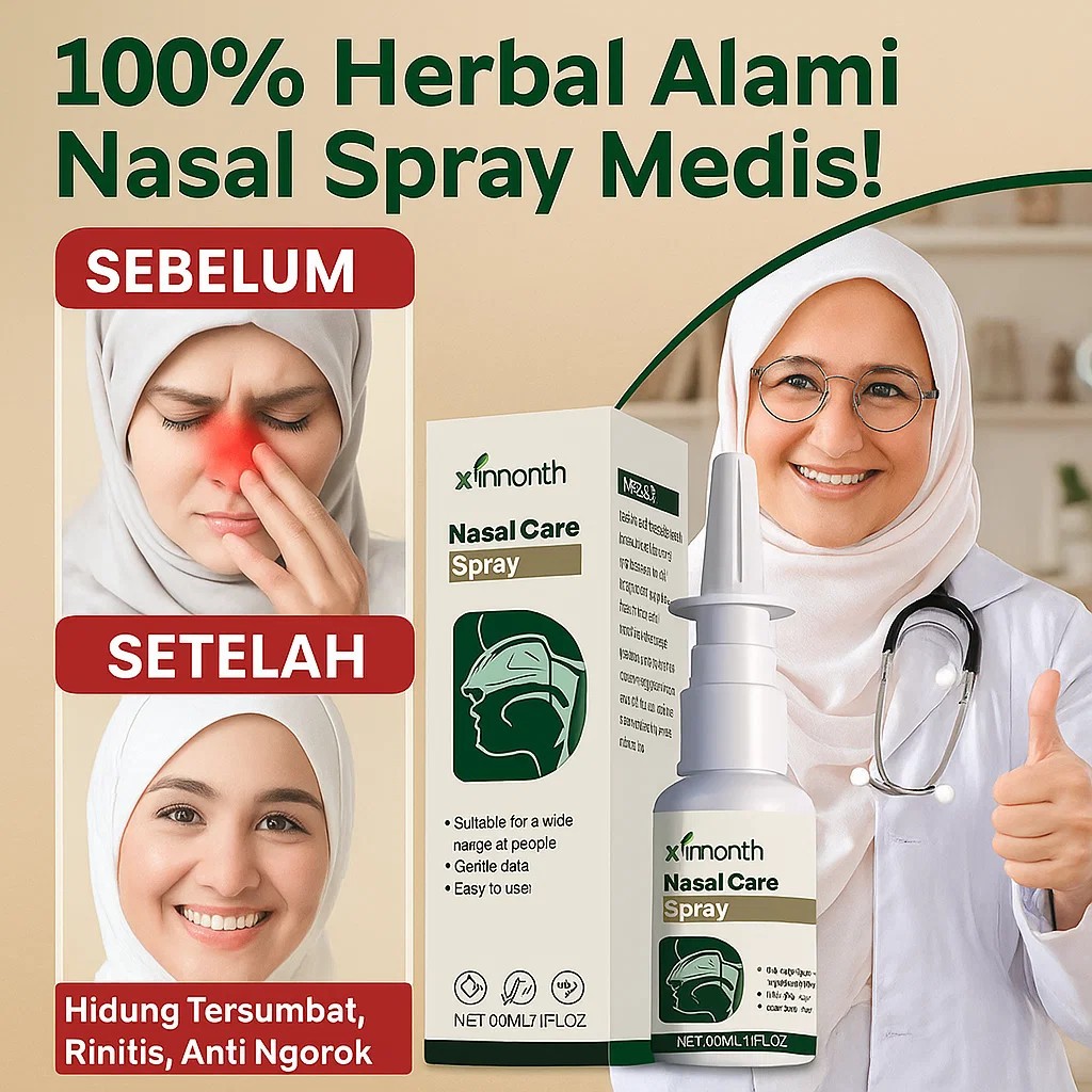 Jual Nasal Spray Sinusitis Semprot Hidung Nasal Care Spray Obat Mimisan ...