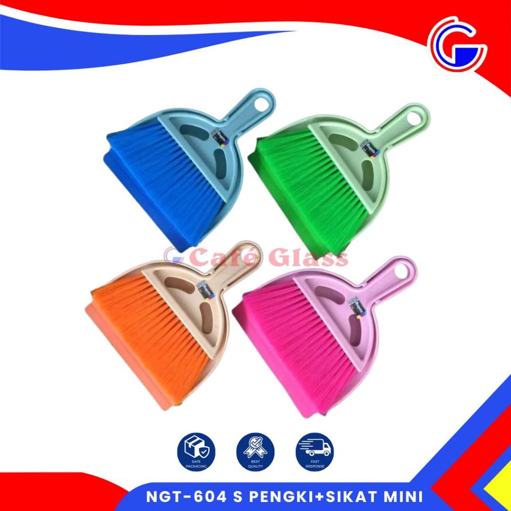 Dust Pan Set Nagata I Sapu/Sapu Mini Mobil I Ngt-604 S