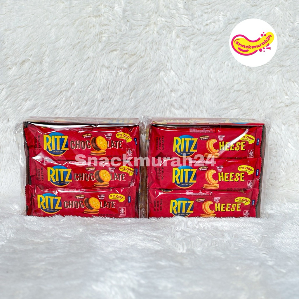 Jual [1 PAK] Ritz biskuit crekers isi 12 PCS X 27 Gr Sandwich Rasa ...