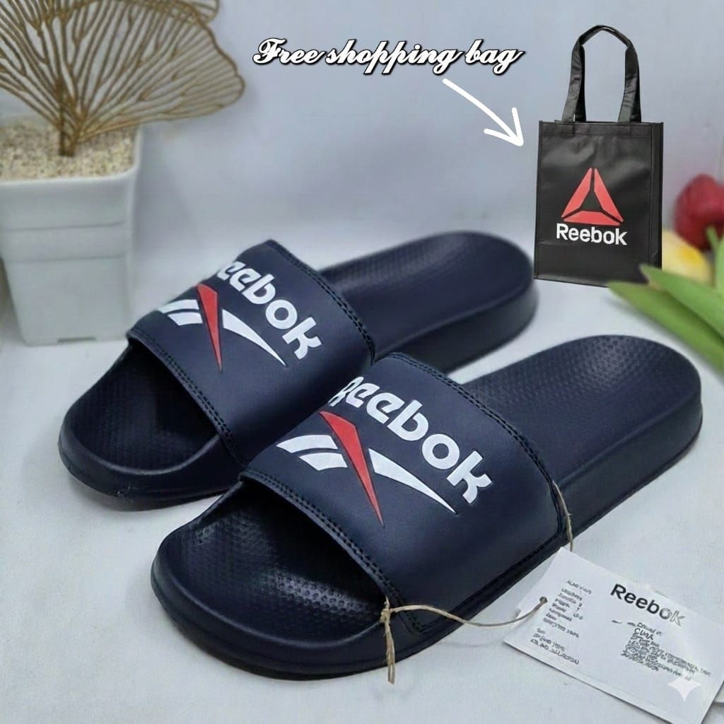Jual REEBOK CLASSIC SLIDES SANDALS MENS ORIGINAL SANDAL SELOP PRIA ...