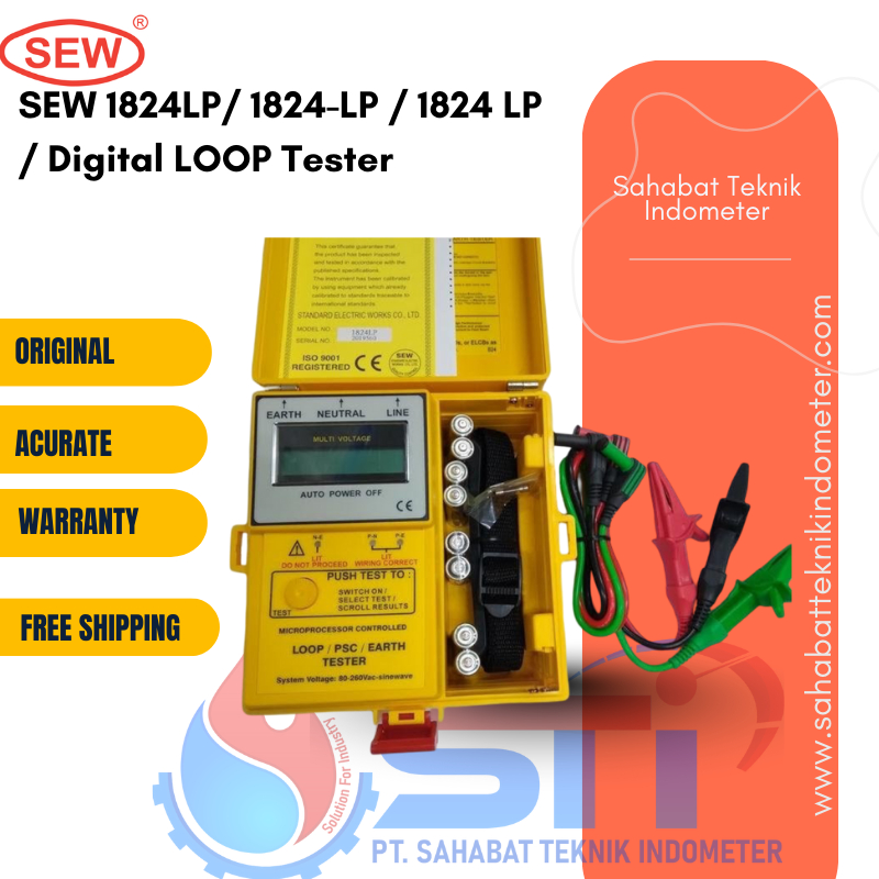 Jual SEW 1824 LP Digital LOOP Tester | Shopee Indonesia