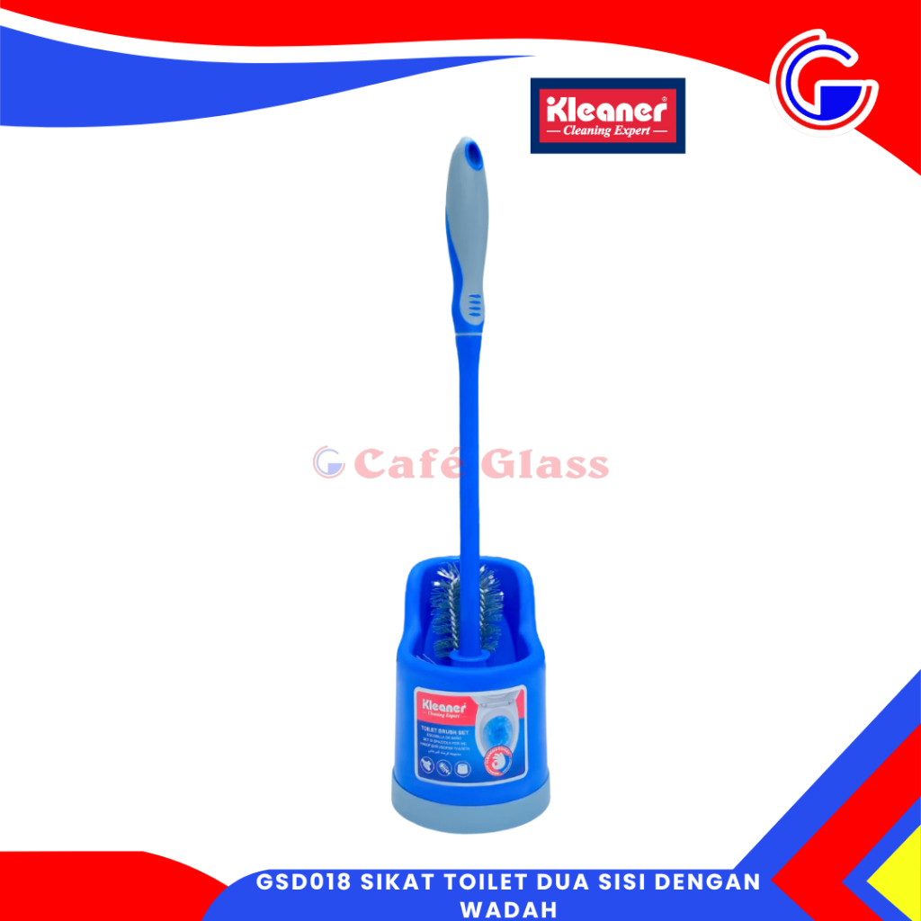 Sikat Toilet Dua Sisi Dengan Wadah - Closet Brush + Pot - Gsd018 Sikat Kloset Duduk Kleaner