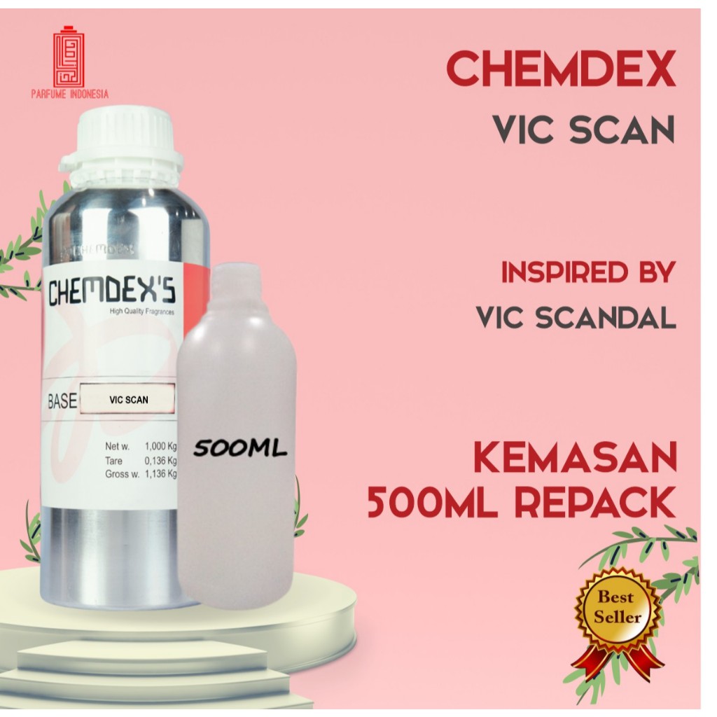 Jual bibit parfum murni VIC SCAN CHEMDEX'S 500ML REPACK | Shopee Indonesia
