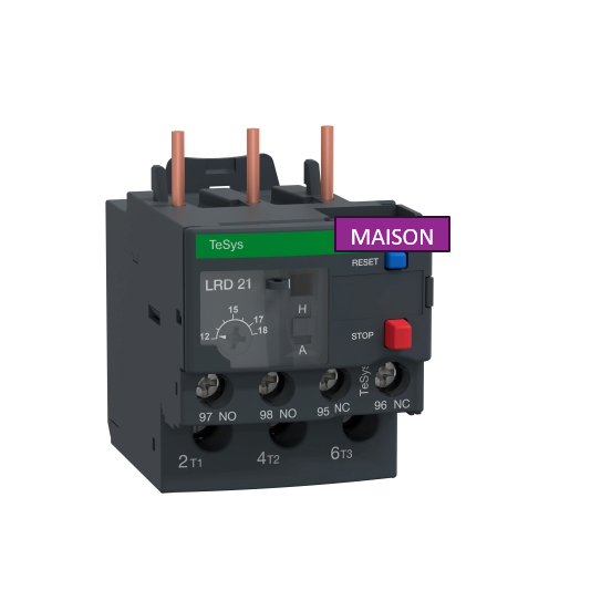 Jual 12-18A Thermal Overload Relay LRD 21 Overload Kontaktor VRD21 TOR ...