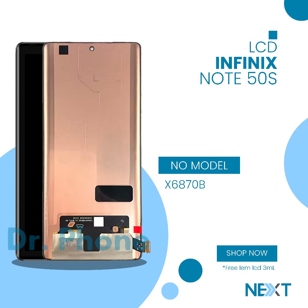 Jual Best Seller !!! LCD Infinix Note 50S / X6870 Original Fingerprint ...