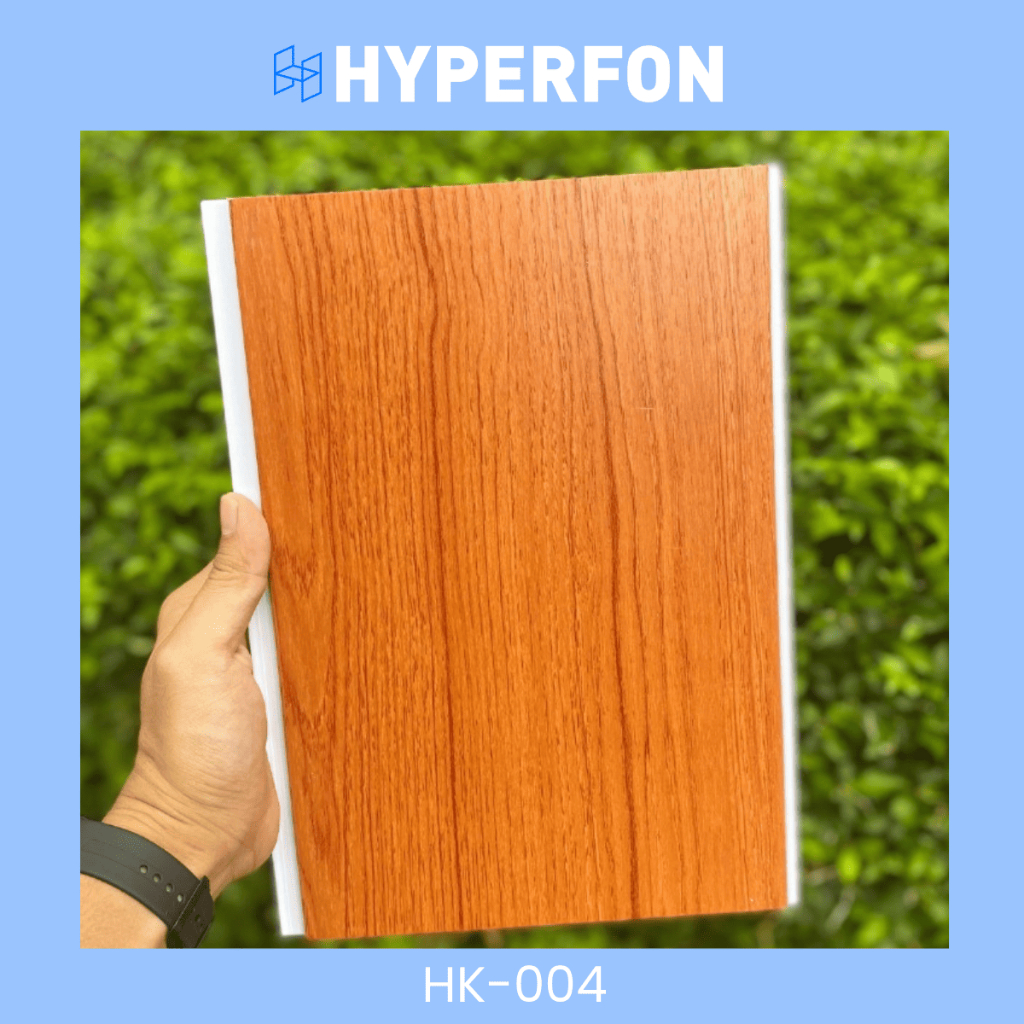 Jual Hyperfon Plafon PVC Serat Kayu Doff Tebal 8mm Panjang 4 Meter Dan ...
