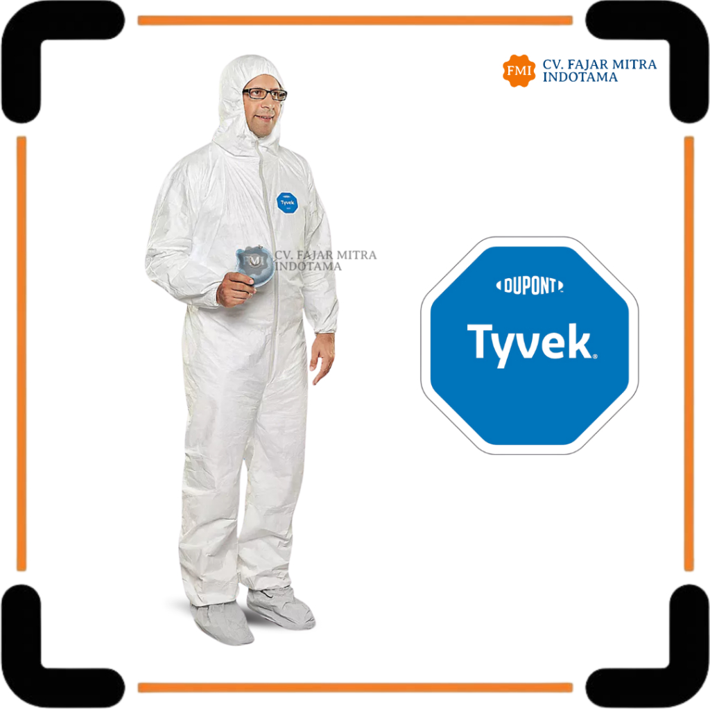 Jual Baju Hazmat APD Tyvek Dupont 400 Original - Coverall Pakaian ...