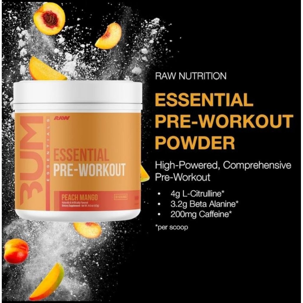Jual RAW CBUM ESSENTIAL PWO PRE WORKOUT 30 SERVING PREWORKOUT | Shopee ...