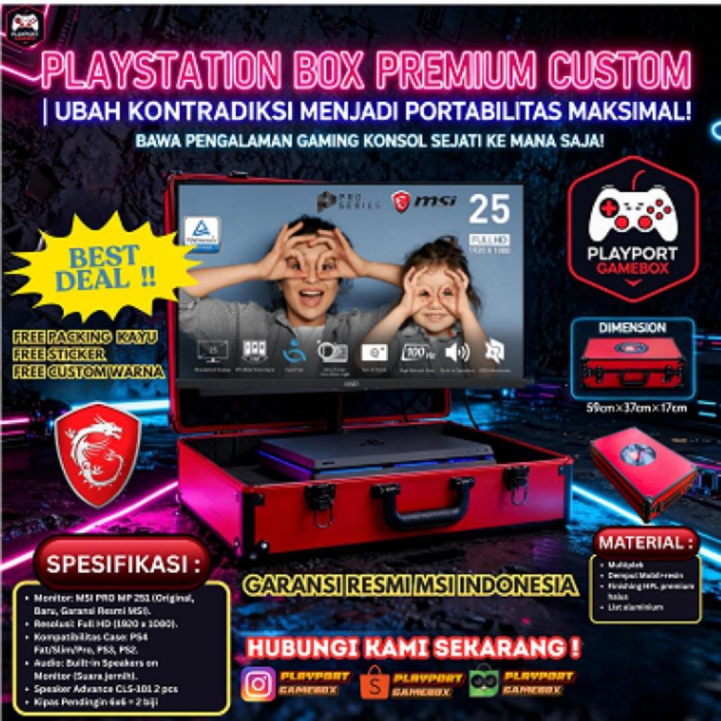 Jual PlayStation Box Portable 25 INCH + Monitor MSI PRO MP 251 ...