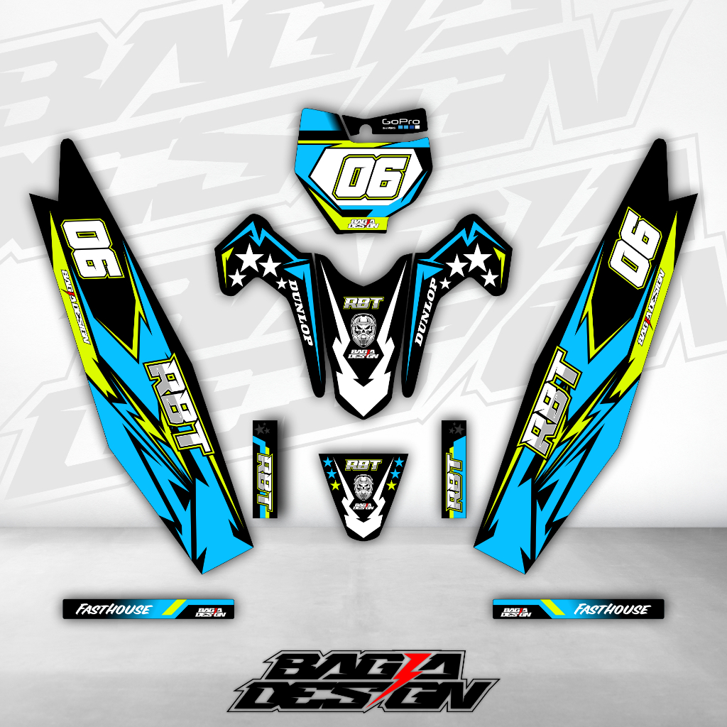 Jual DECAL STIKER RBT VEGA R NEW STICKER VARIASI STRIPING BEBEK MODIF ...