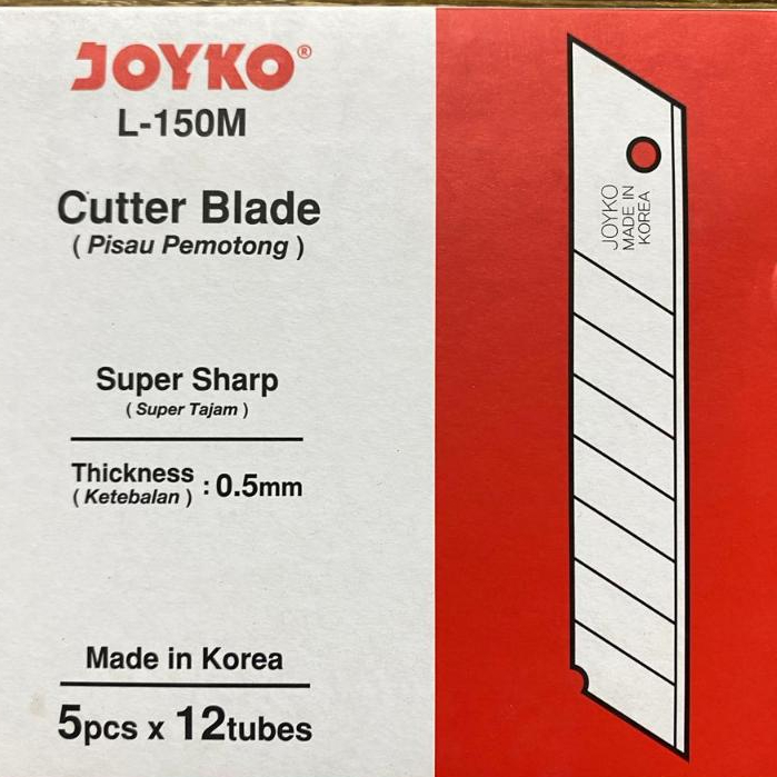 Jual JOYKO Cutter Blade L-150M Pisau Pemotong Super Tajam -0,5mm ...