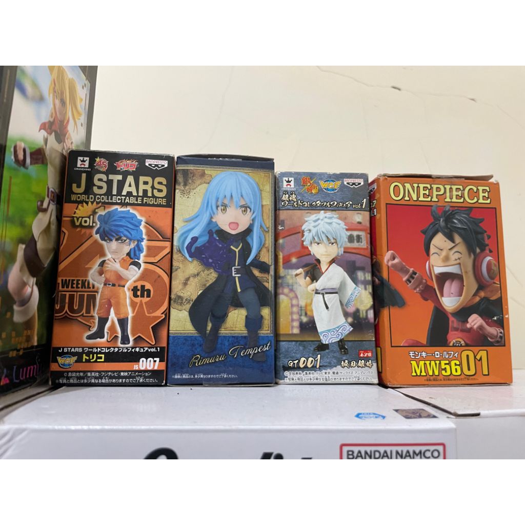 Jual set wcf toriko rimuru luffy gintoki ori bib figure | Shopee Indonesia