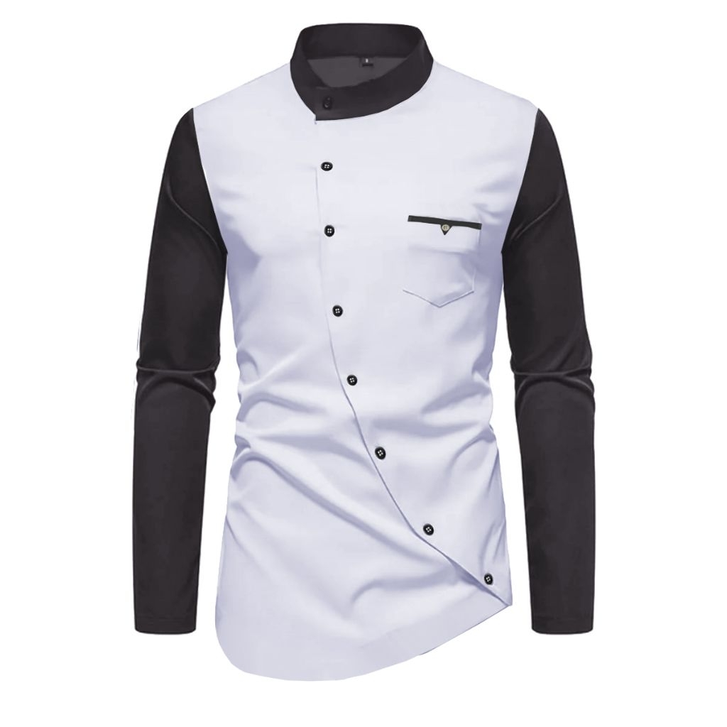 BAJU KOKO MASTER POLOS LENGAN PANJANG