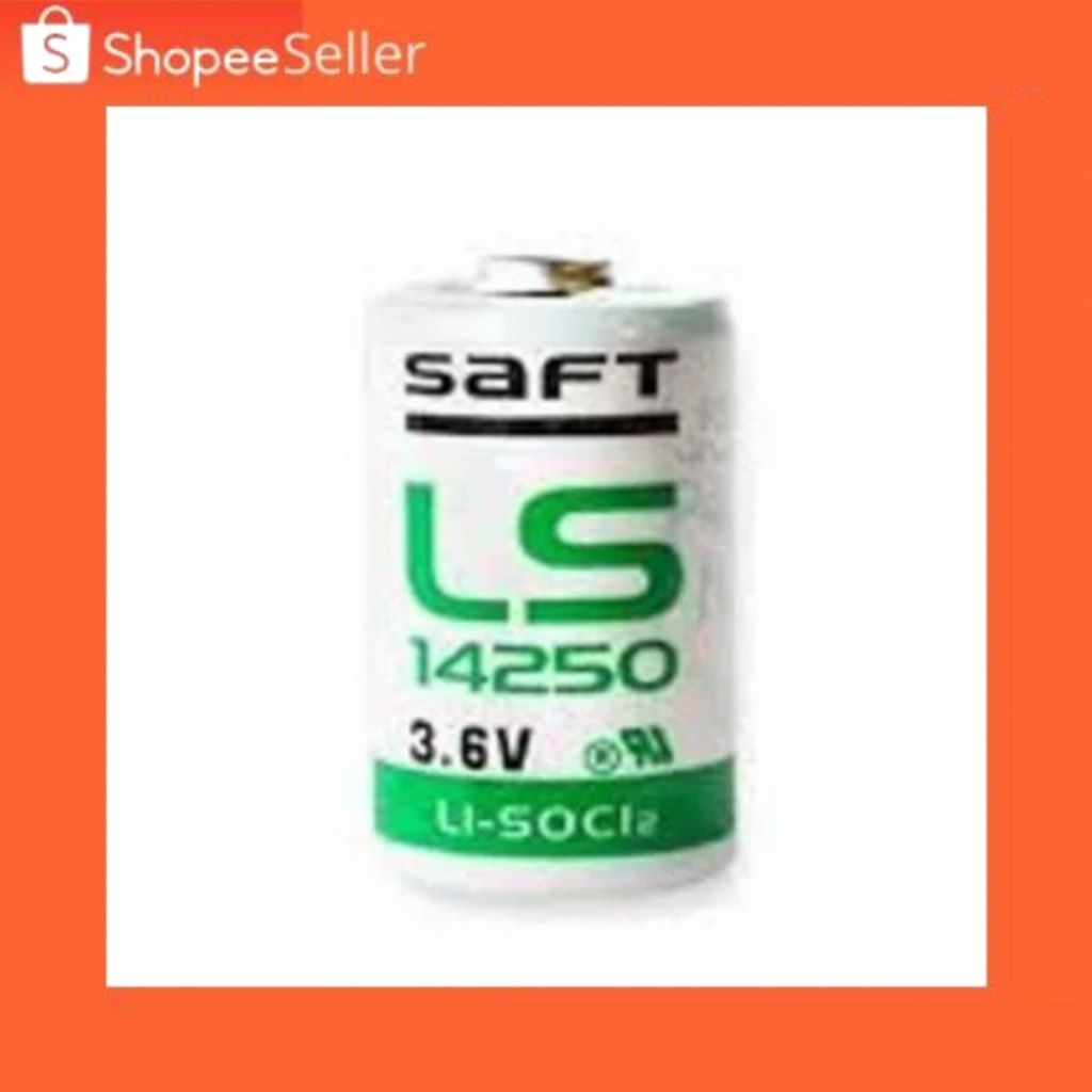 Jual battery lithium salt PLC LS14250 3.6V 1/2AA | Shopee Indonesia