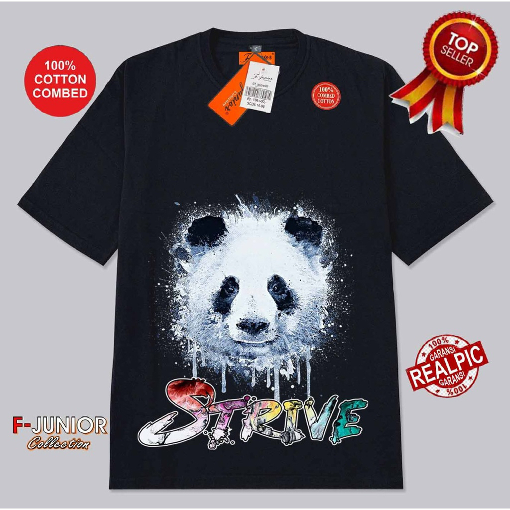 Jual KAOS Oversize.Edisi Panda Strive | Shopee Indonesia