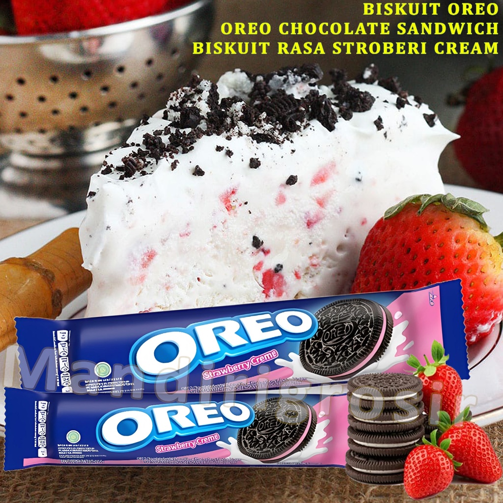 Jual Oreo Chocolate Snadwich * Biskuit Oreo * Biskuit Rasa Stroberi ...