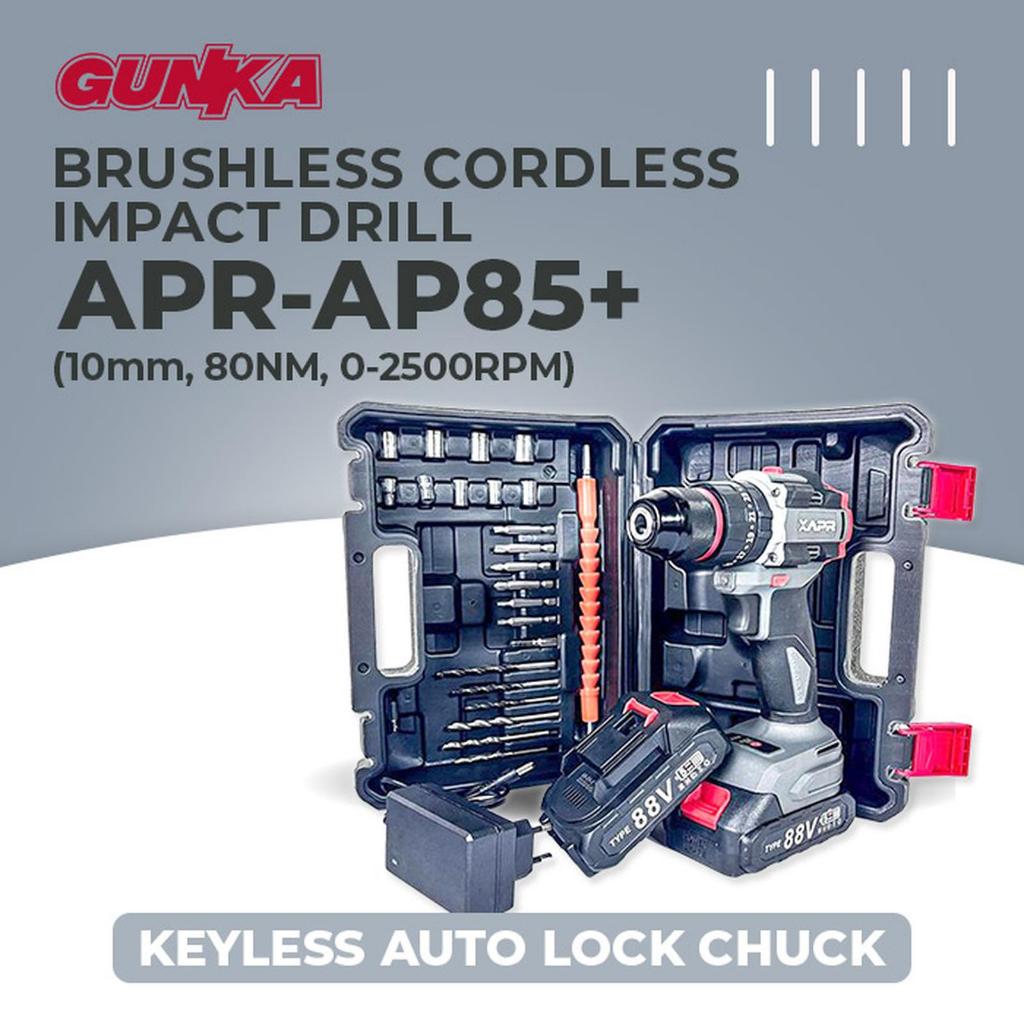 Jual APR Cordless Impact Drill Brushless (10mm , 2 Baterai LXT,) XAPR ...