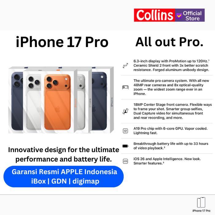 iPhone@ 17 Series Garansi Original 512