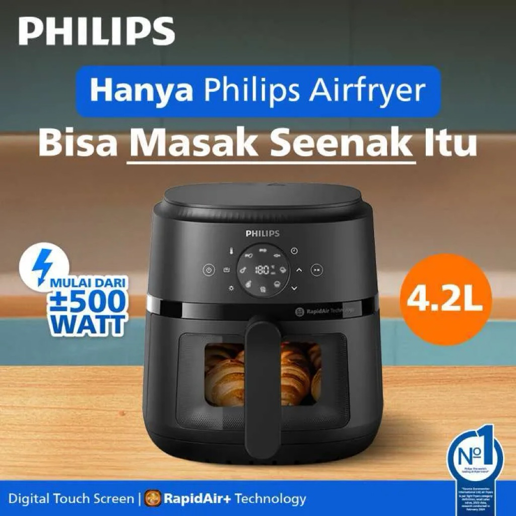 Jual AIR FRYER PHILIPS 2000 SERIES NA 220/00 (4,2L) | Shopee Indonesia