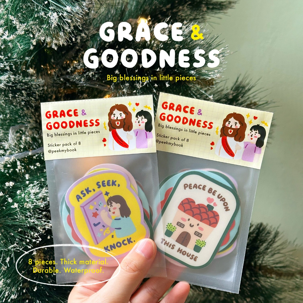 Jual Grace & Goodness - Sticker Pack Peekmybook / Stiker Lucu Rohani ...