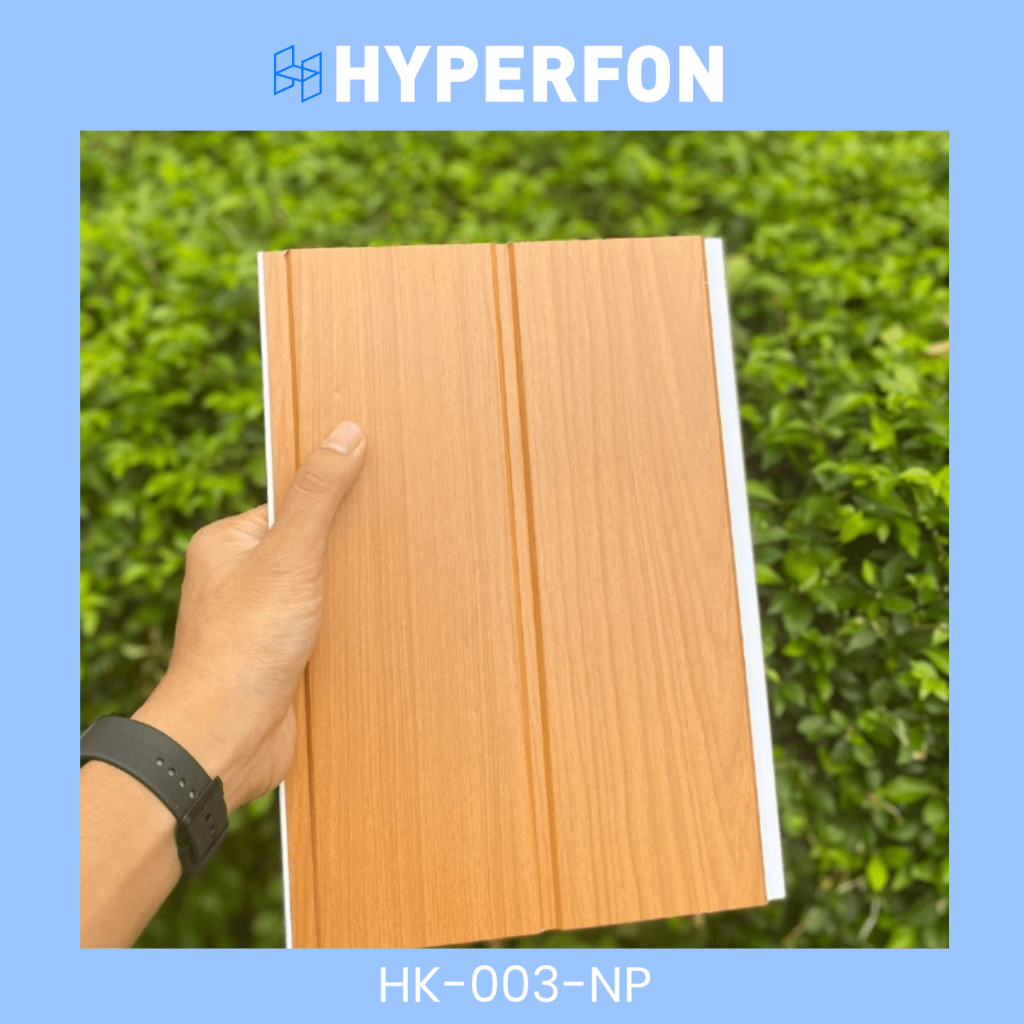 Jual Hyperfon Plafon PVC Premium Serat Kayu Doff Tebal 8mm Per 1 Lembar ...