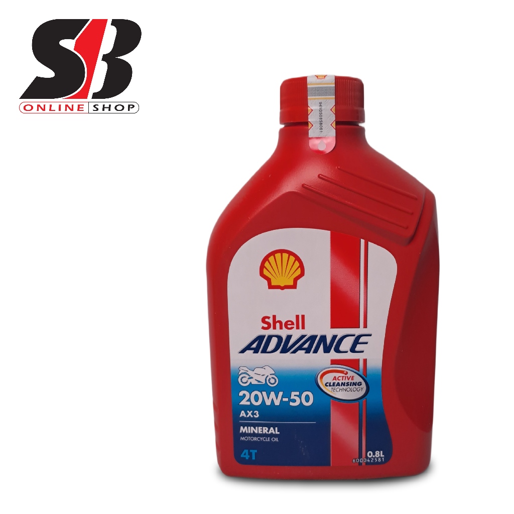 Jual SHELL - ADVANCE 4T AX3 20W-50 0.8 LITER - Oli Motor | Shopee Indonesia