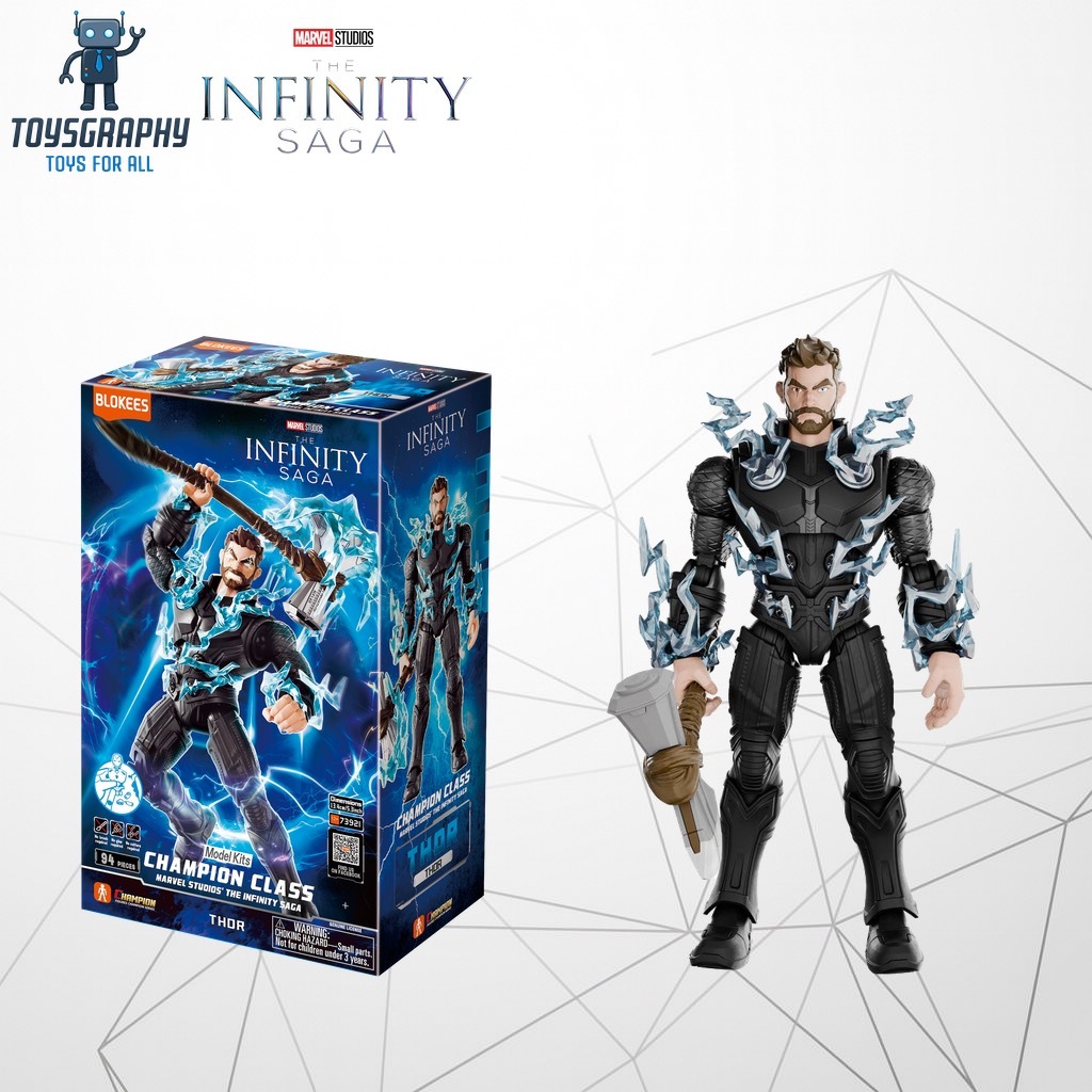 Jual Blokees Marvel Champion Class THOR Infinity Saga Action Figure ...