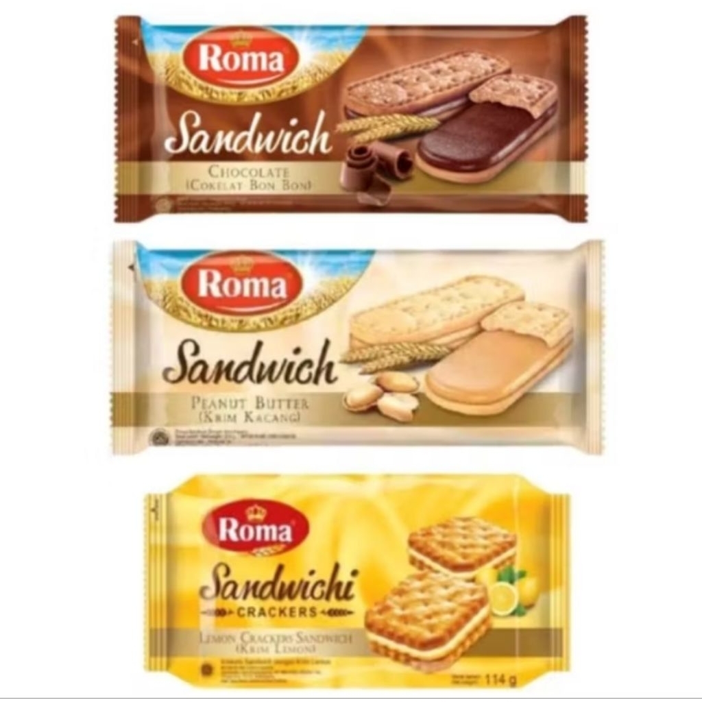 Jual ROMA SANDWICH PACK (1PCS X 157g) | Shopee Indonesia