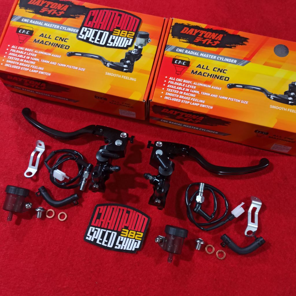Jual Master Rem Set DAYTONA 17MM 16MM Foldable Lever NMAX OLD 2015-2019 ...