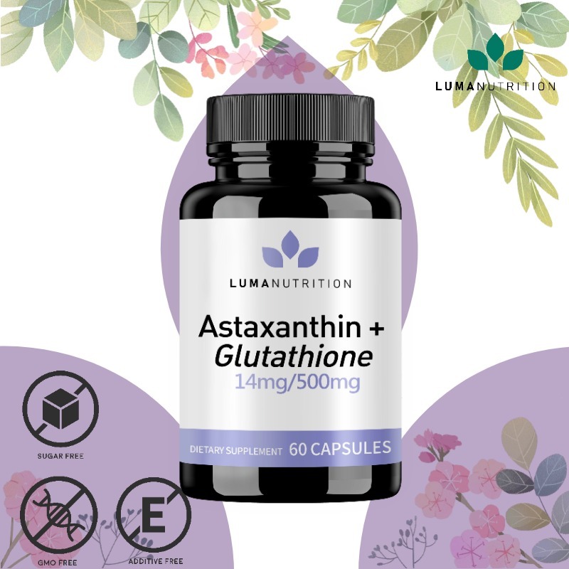 Jual LUMANUTRITION Astaxanthin + Glutathione, perlindungan sel maksimal dan  detoks alami | Shopee Indonesia