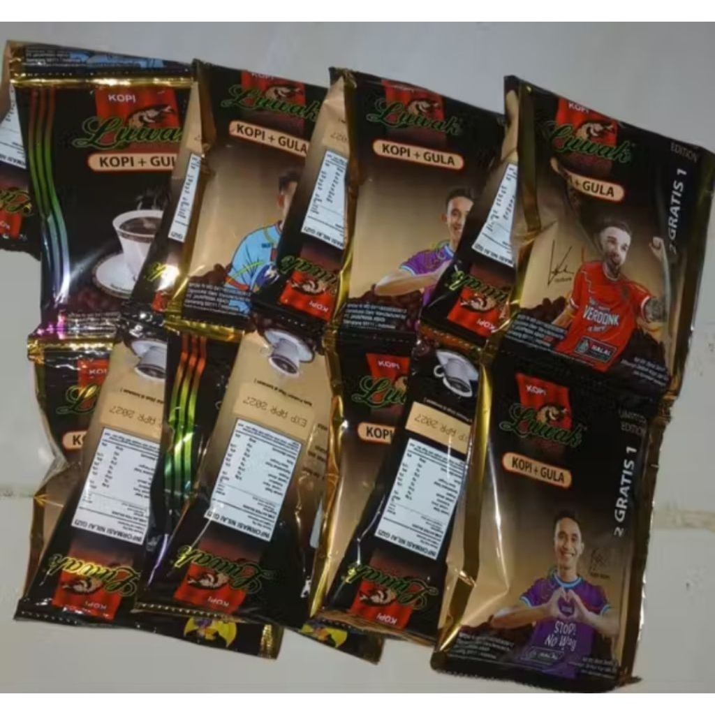 Jual KOPI LUWAK PLUS GULA RENTENGAN ISI 15 SACHET | Shopee Indonesia