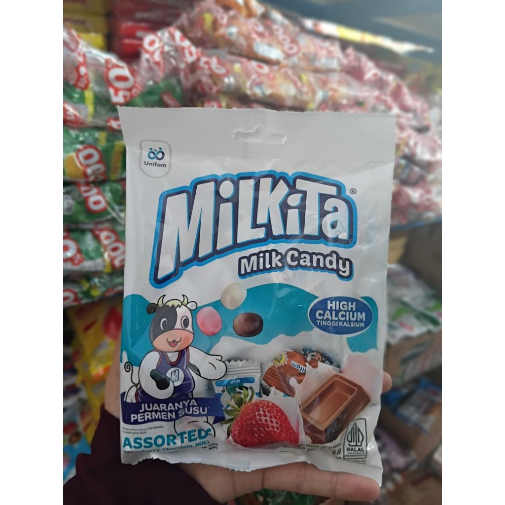 Jual milkita permen susu mix bag - milk candy 1bags (isi 40pcs ...