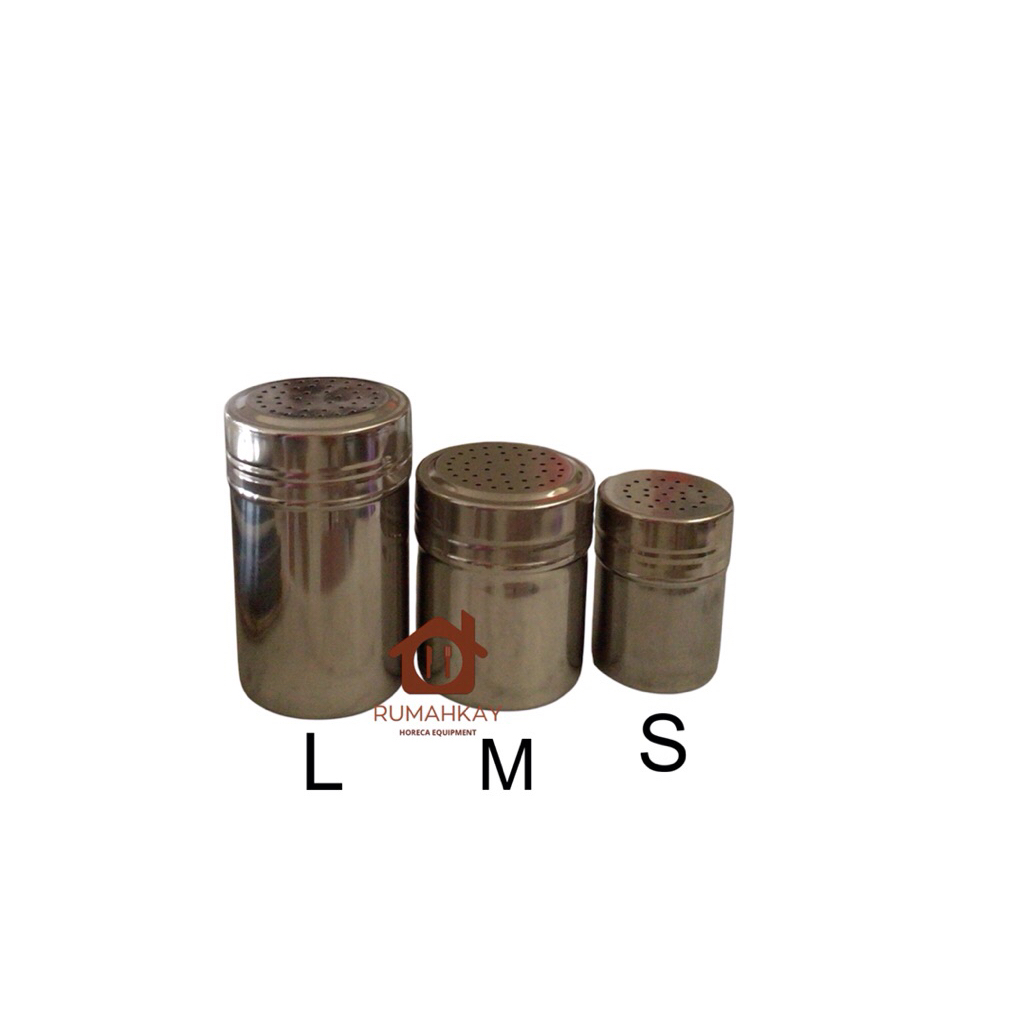 Jual Botol Salt and Pepper Powder Shaker / tempat wadah lada garam cabe ...