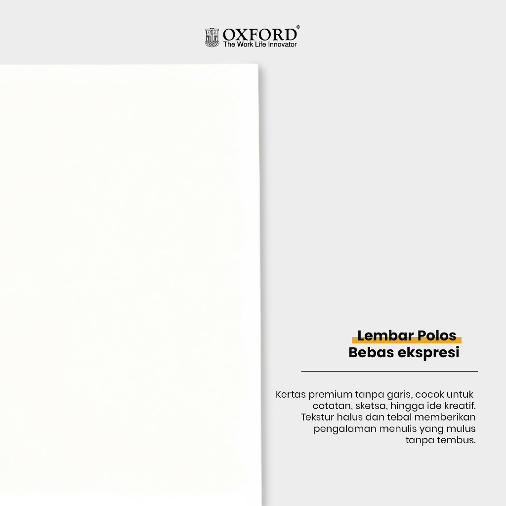 Jual Oxford Notebook B5 Spiral Polos 50 Lembar Buku Catatan Plain Paper ...