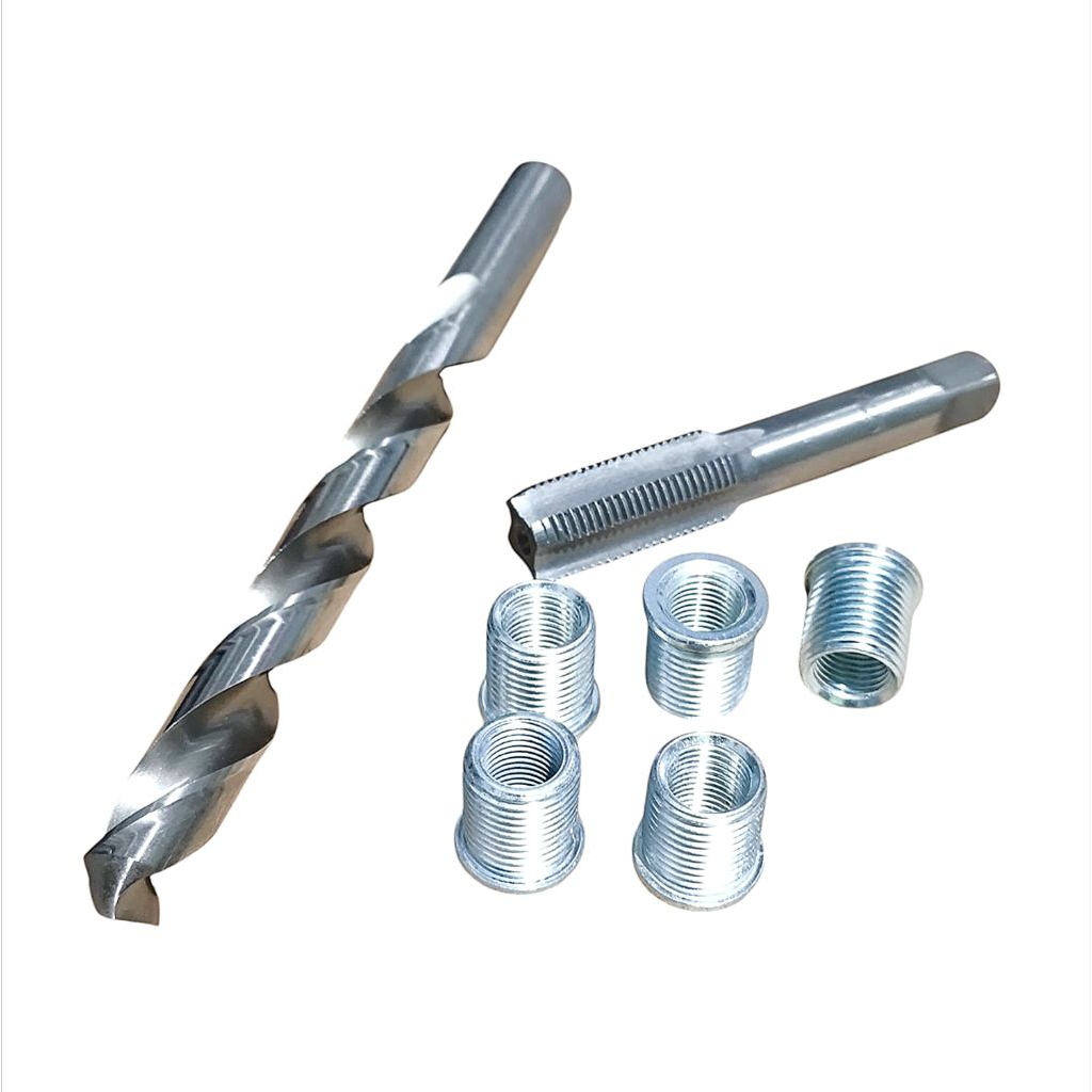 Jual Paket komplit reparasi verbos busi set tap m14x1.25 dan mata bor ...