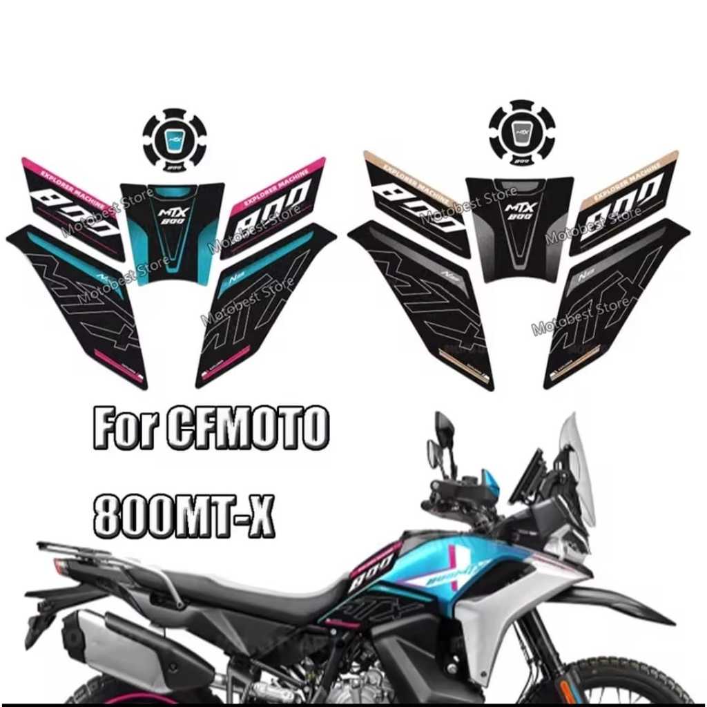 Jual Stiker Tangki Motor CF Moto 800MTX , Decal Sticker Tank Pad CFmoto ...
