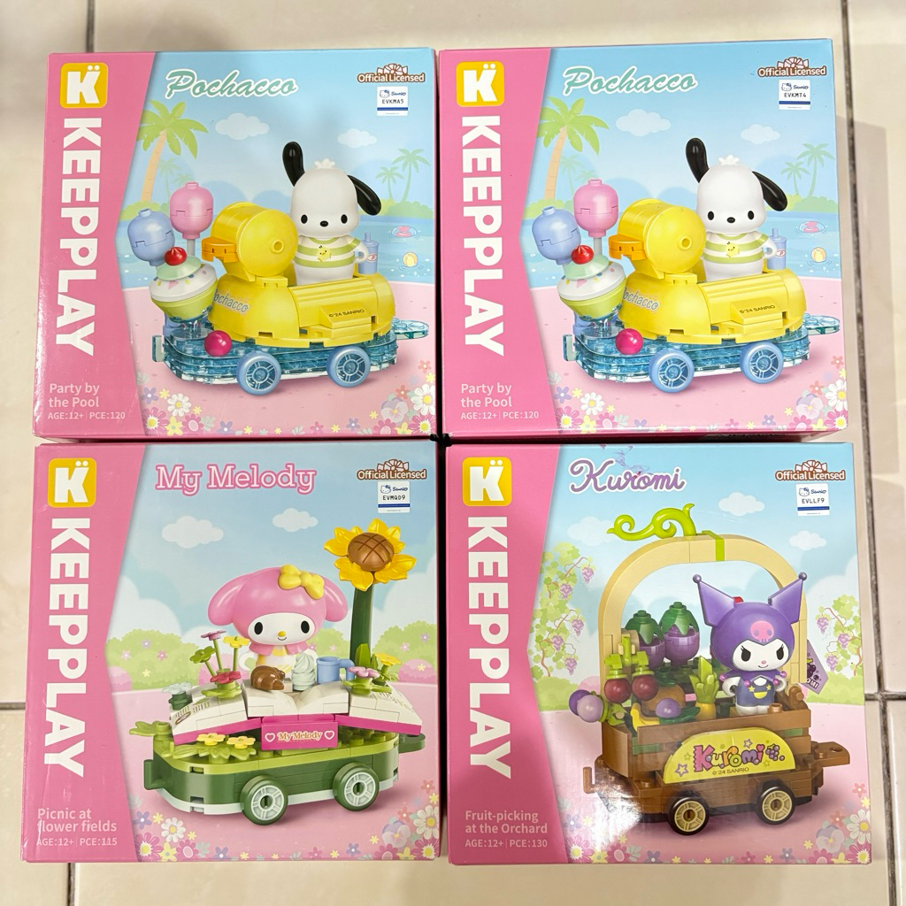 Jual Keeplay KEPPLEY KEEPPLEY SANRIO VACATION CAR SUMMER Mainan Brick ...