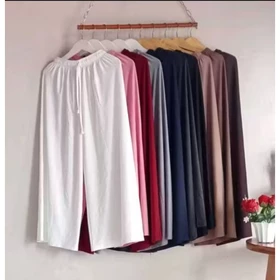 Celana Kulot Haigwaist Celana Wanita Jumbo Super Jumbo Muat BB 45 120 Kg