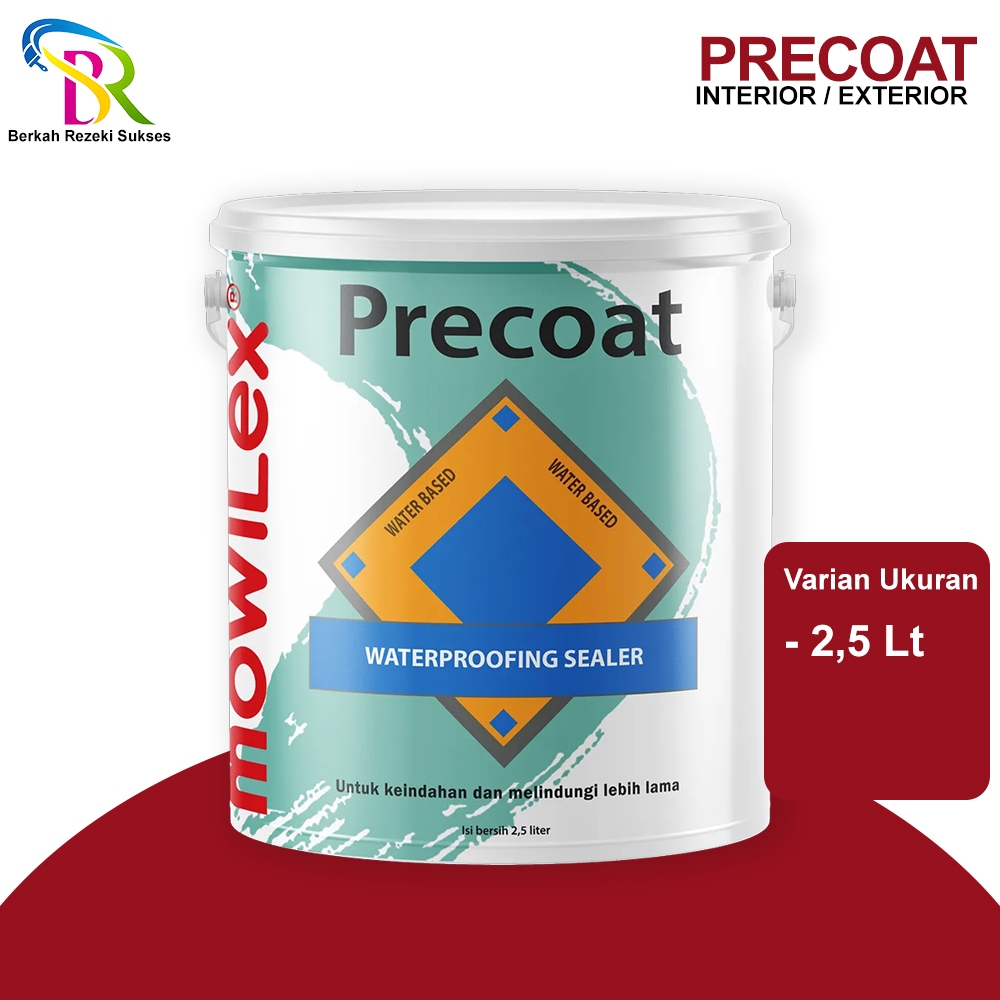 Jual Mowilex Precoat Undercoat Tembok Anti Alkali 2.5 Liter | Shopee ...