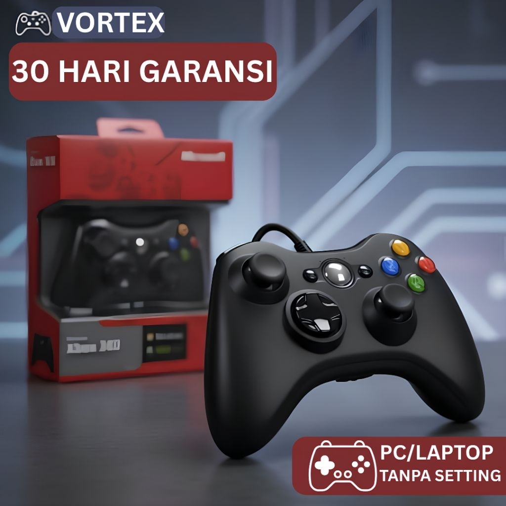 Jual Vortex Wired Gamepad Kabel Stik Stick PC Laptop PLUG N PLAY ...