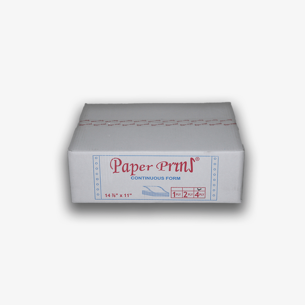Jual KERTAS CONTINUOUS FORM 4 PLY PAPER PRINT 14 7/8 X 11 FULL FAKTUR ...