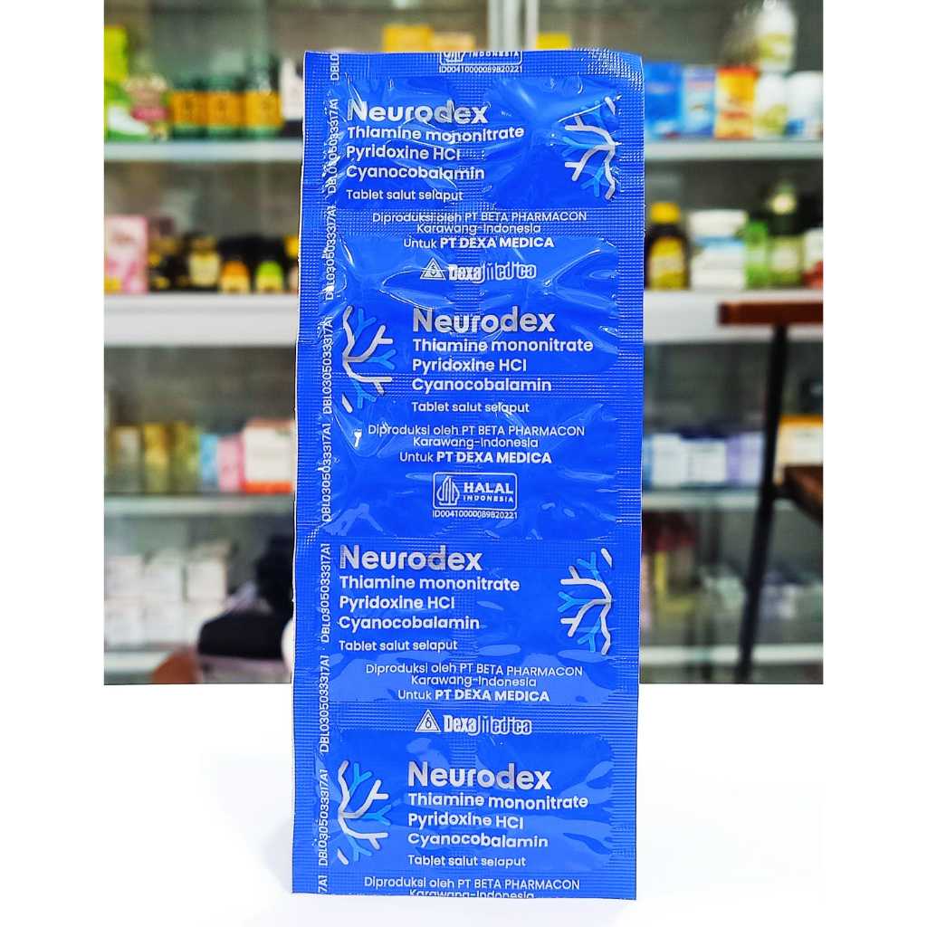 Jual NEURODEX TABLET (1 STRIP ISI 10 TABLET) - MENGATASI KEBAS ...